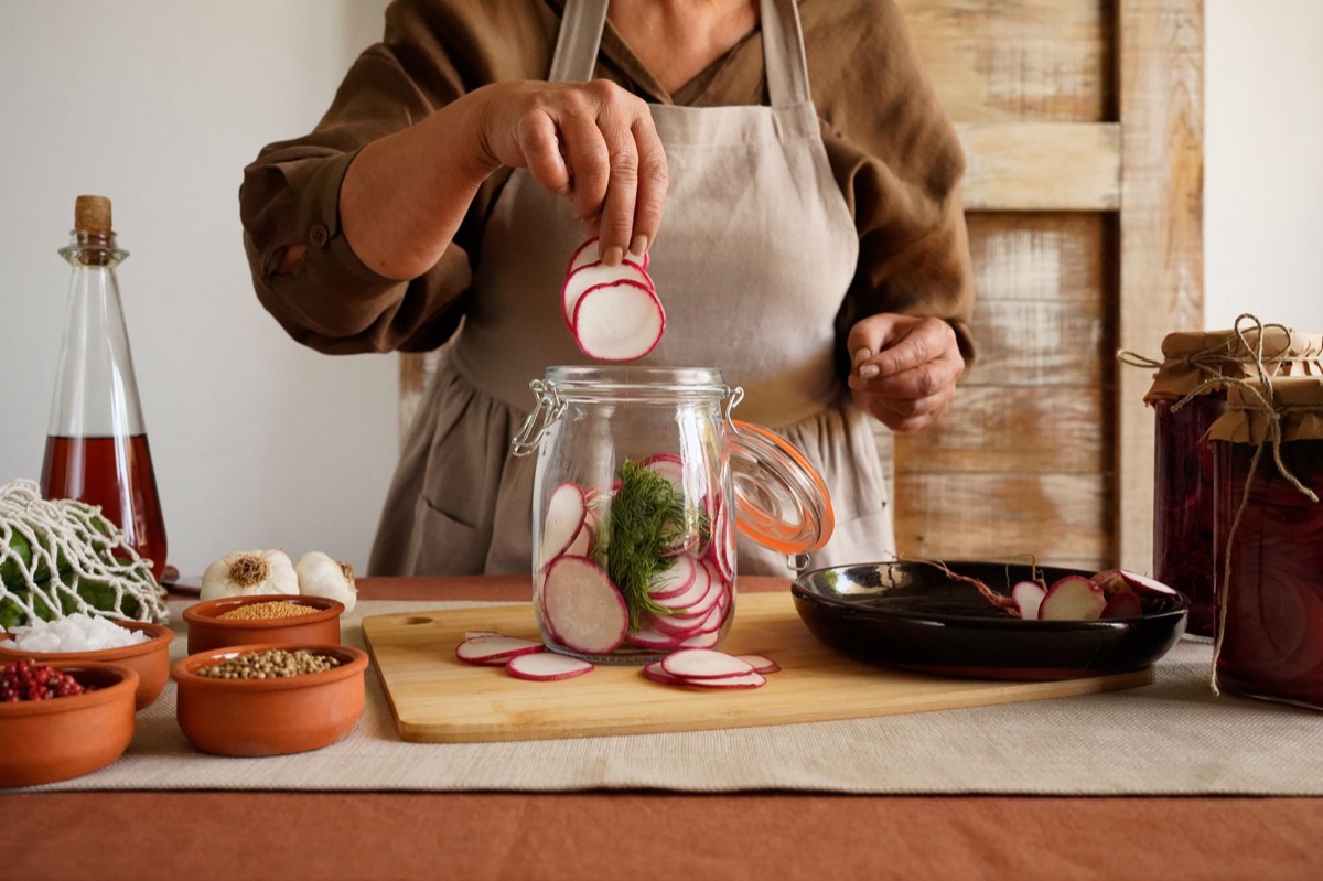 Kimchi salting process