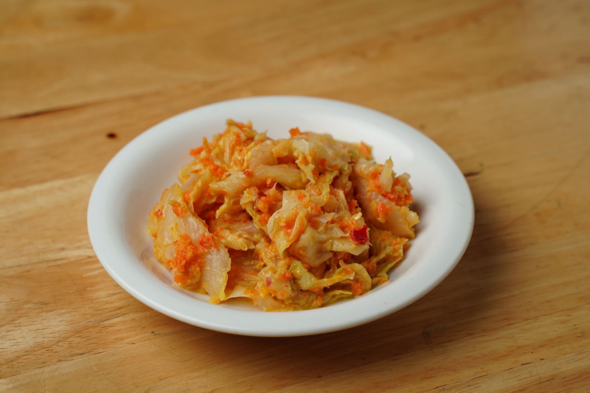 Ingrediënten voor kimchi