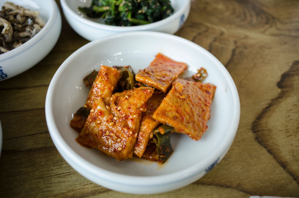 traditional Korean fermented bean paste in bowl