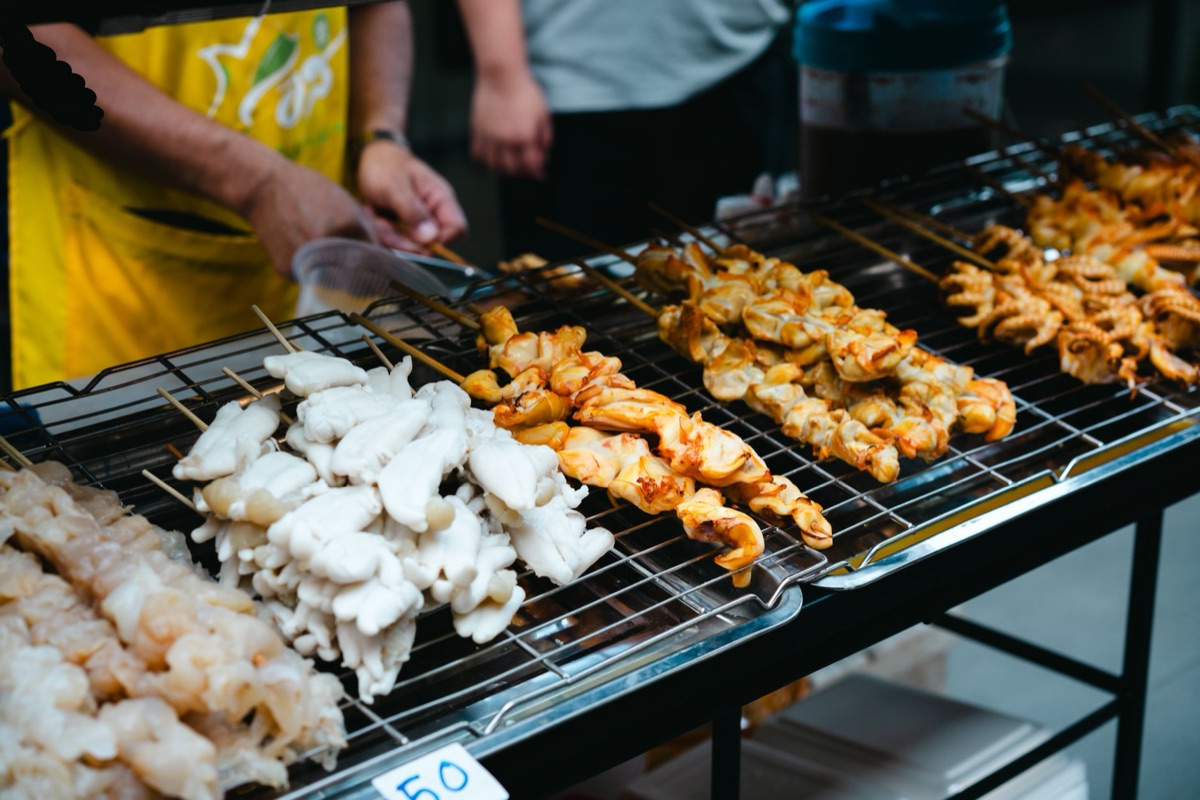 韓國街頭美食攤位